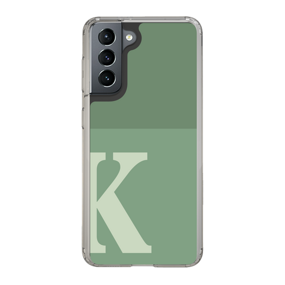 Slim Protection Case［ Original - initial two tone - K green ］