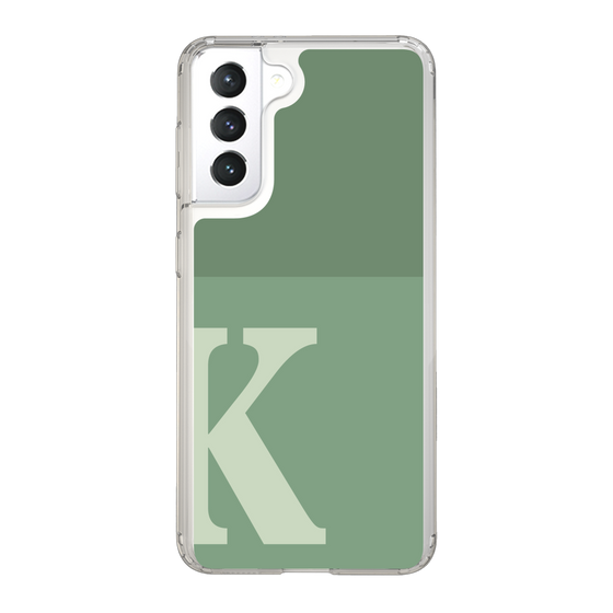 Slim Protection Case［ Original - initial two tone - K green ］