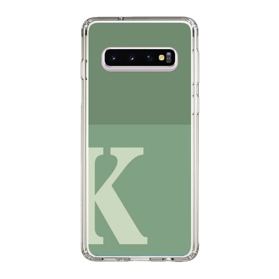 Slim Protection Case［ Original - initial two tone - K green ］