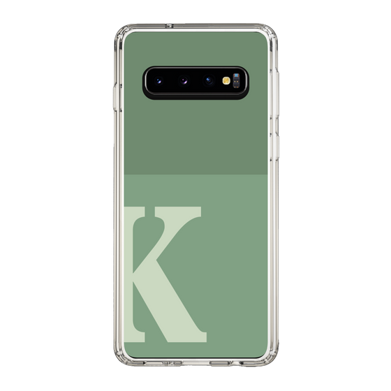 Slim Protection Case［ Original - initial two tone - K green ］