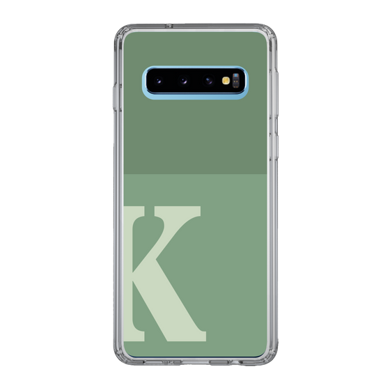 Slim Protection Case［ Original - initial two tone - K green ］
