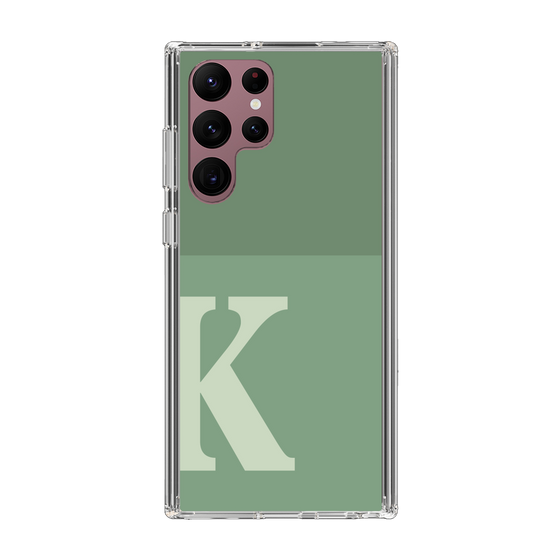Slim Protection Case［ Original - initial two tone - K green ］