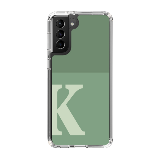 Slim Protection Case［ Original - initial two tone - K green ］