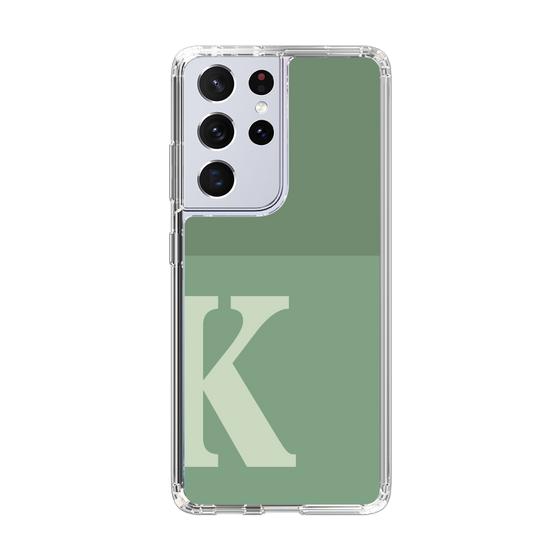 Slim Protection Case［ Original - initial two tone - K green ］