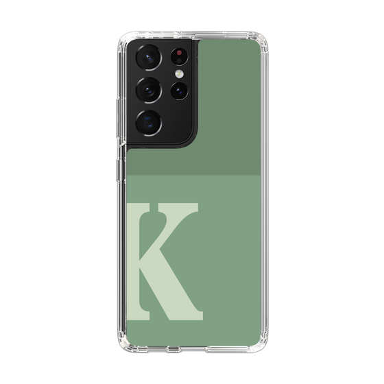 Slim Protection Case［ Original - initial two tone - K green ］