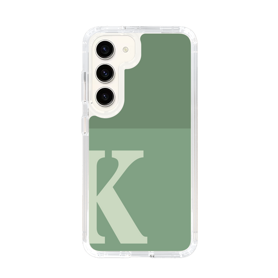 Slim Protection Case［ Original - initial two tone - K green ］