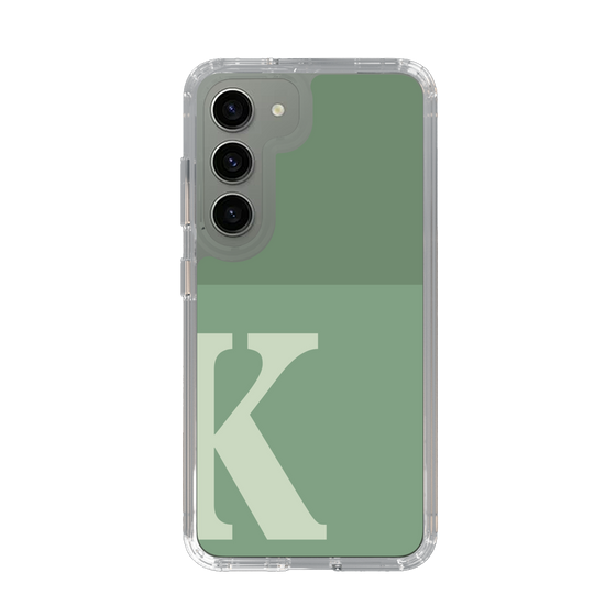 Slim Protection Case［ Original - initial two tone - K green ］