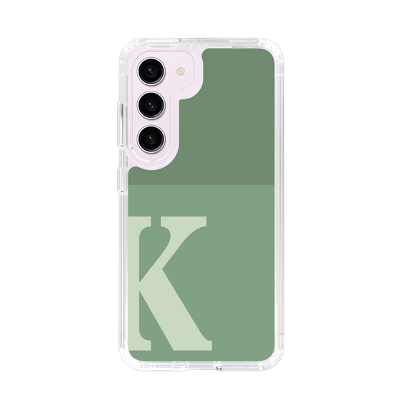 Slim Protection Case［ Original - initial two tone - K green ］