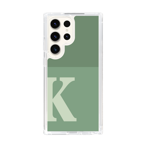 Slim Protection Case［ Original - initial two tone - K green ］