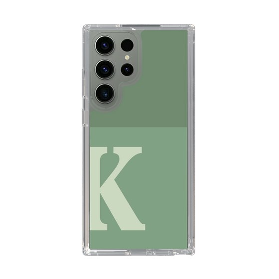 Slim Protection Case［ Original - initial two tone - K green ］