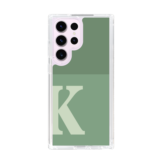 Slim Protection Case［ Original - initial two tone - K green ］