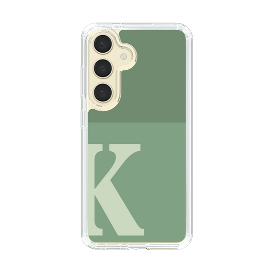 Slim Protection Case［ Original - initial two tone - K green ］