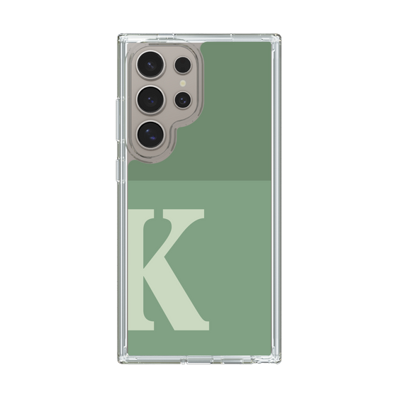 Slim Protection Case［ Original - initial two tone - K green ］