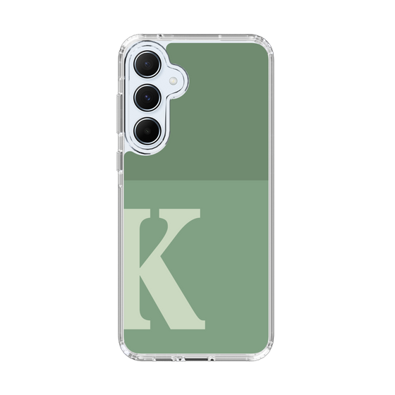 Slim Protection Case［ オリジナル - initial two tone - K green ］