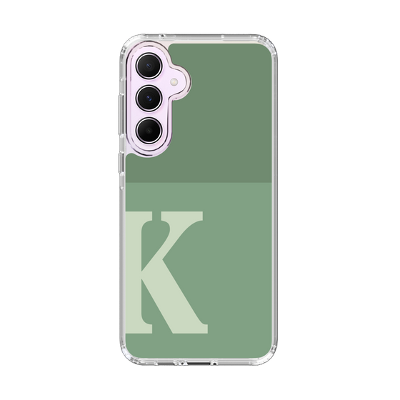 Slim Protection Case［ オリジナル - initial two tone - K green ］