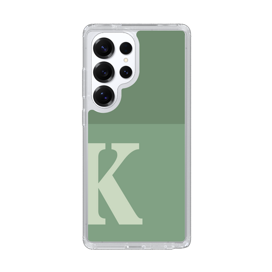 Slim Protection Case［ Original - initial two tone - K green ］