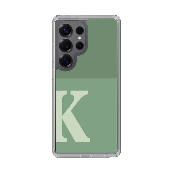 Slim Protection Case［ Original - initial two tone - K green ］