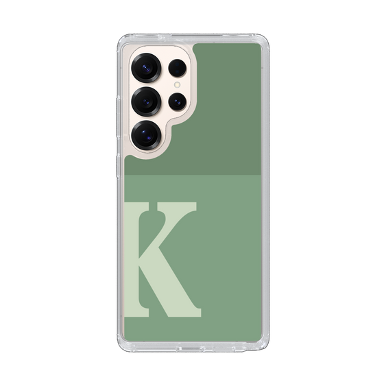 Slim Protection Case［ Original - initial two tone - K green ］
