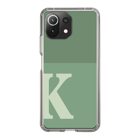 Slim Protection Case［ Original - initial two tone - K green ］