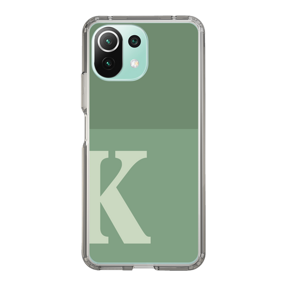 Slim Protection Case［ Original - initial two tone - K green ］