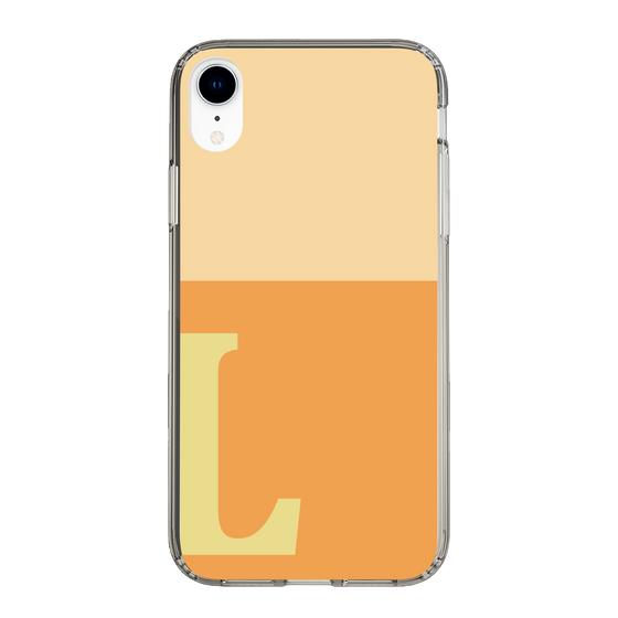Slim Protection Case［ Original - initial two tone - L orange ］