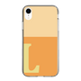 Slim Protection Case［ Original - initial two tone - L orange ］