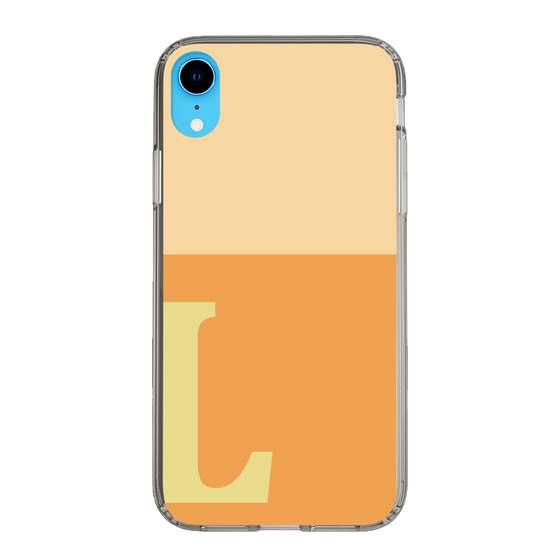 Slim Protection Case［ Original - initial two tone - L orange ］