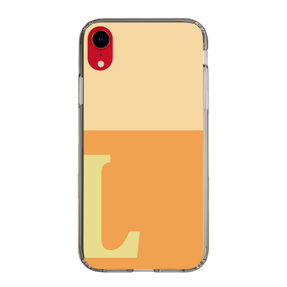 Slim Protection Case［ Original - initial two tone - L orange ］