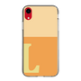 Slim Protection Case［ Original - initial two tone - L orange ］