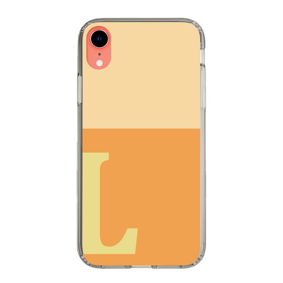 Slim Protection Case［ Original - initial two tone - L orange ］
