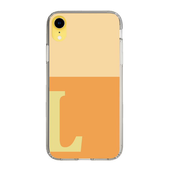 Slim Protection Case［ Original - initial two tone - L orange ］