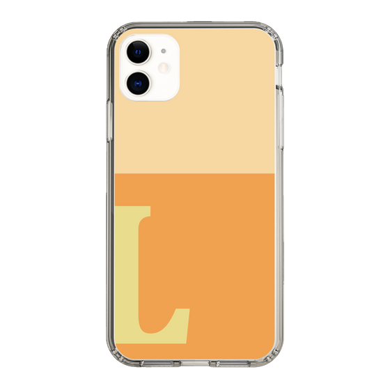 Slim Protection Case［ Original - initial two tone - L orange ］