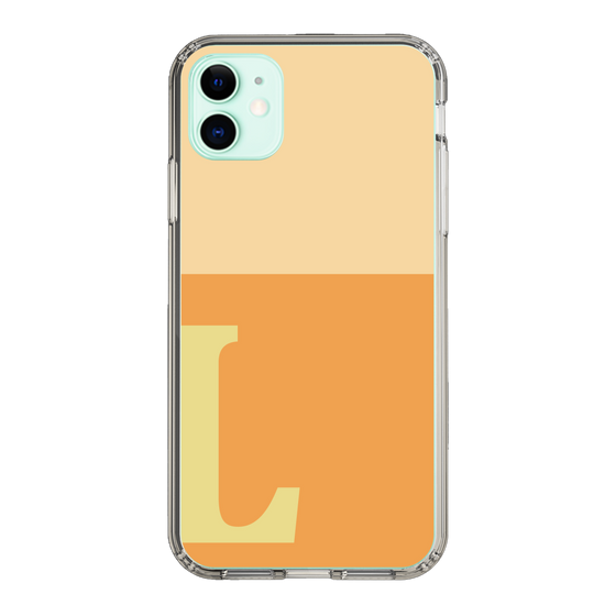 Slim Protection Case［ Original - initial two tone - L orange ］