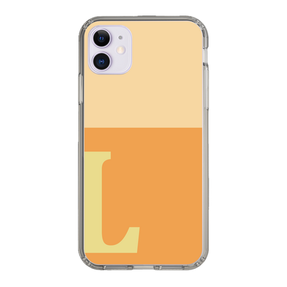 Slim Protection Case［ Original - initial two tone - L orange ］