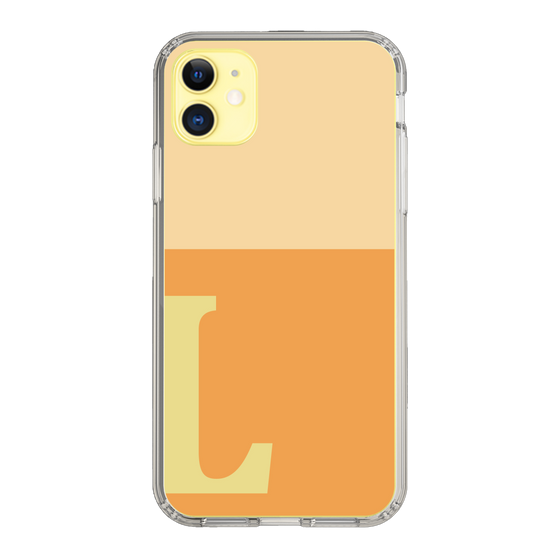 Slim Protection Case［ Original - initial two tone - L orange ］