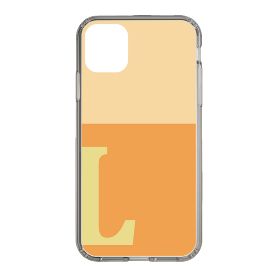 Slim Protection Case［ Original - initial two tone - L orange ］