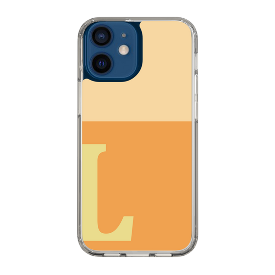 Slim Protection Case［ Original - initial two tone - L orange ］