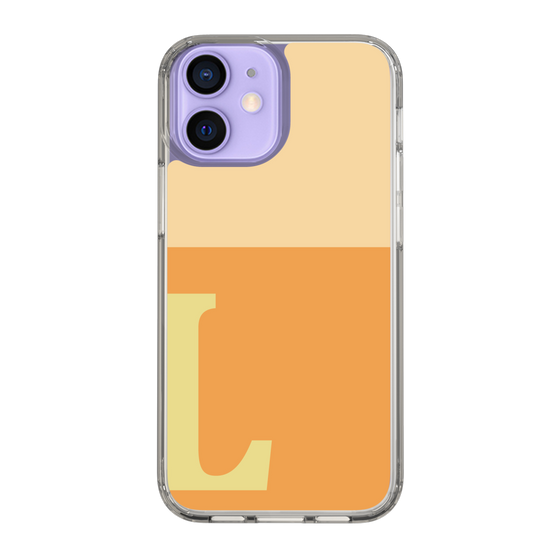 Slim Protection Case［ Original - initial two tone - L orange ］