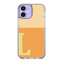 Slim Protection Case［ Original - initial two tone - L orange ］