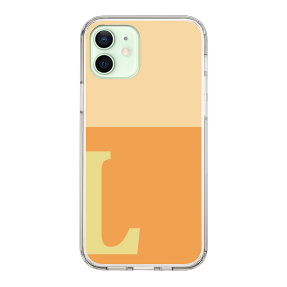 Slim Protection Case［ Original - initial two tone - L orange ］