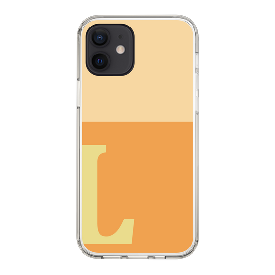 Slim Protection Case［ Original - initial two tone - L orange ］