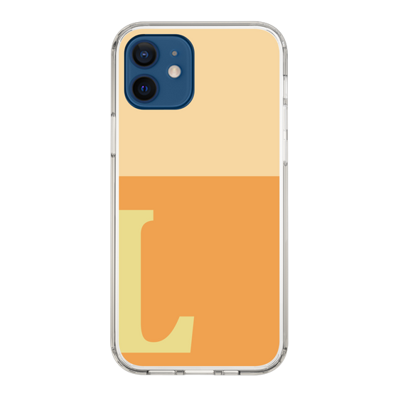 Slim Protection Case［ Original - initial two tone - L orange ］