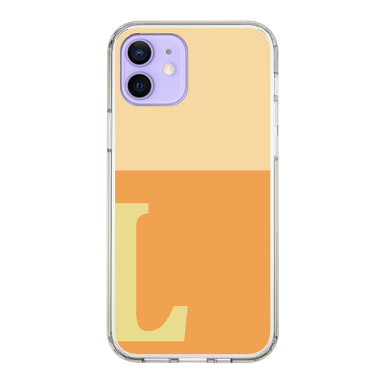 Slim Protection Case［ Original - initial two tone - L orange ］