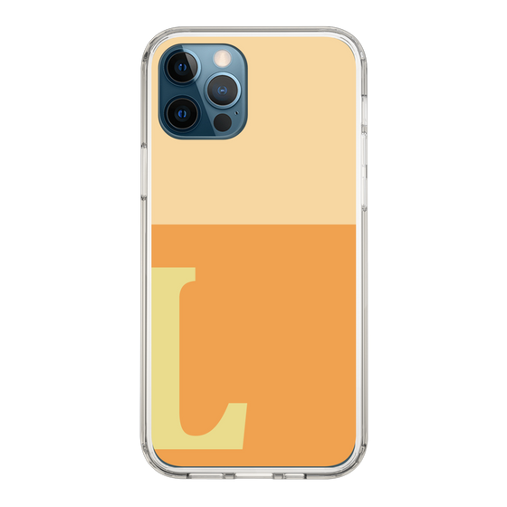 Slim Protection Case［ Original - initial two tone - L orange ］