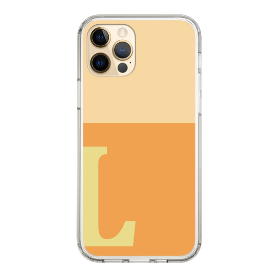 Slim Protection Case［ Original - initial two tone - L orange ］
