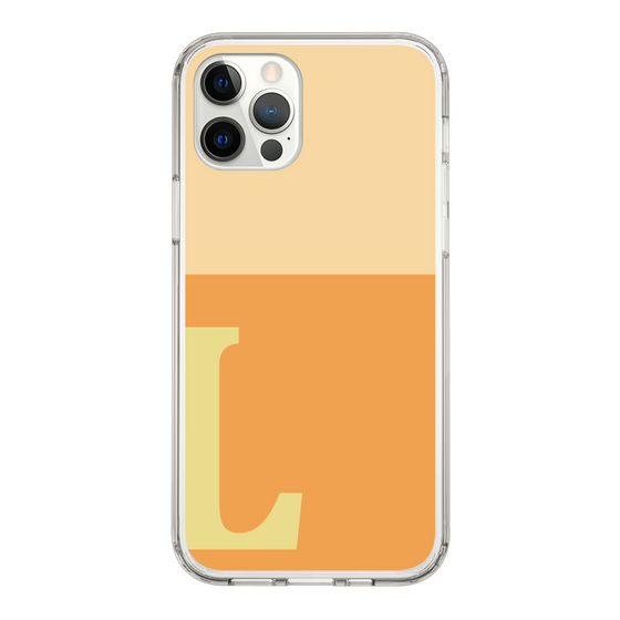Slim Protection Case［ Original - initial two tone - L orange ］