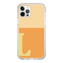 Slim Protection Case［ Original - initial two tone - L orange ］