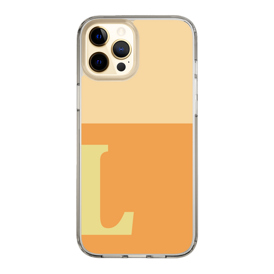 Slim Protection Case［ Original - initial two tone - L orange ］