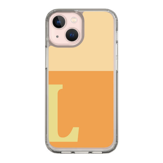 Slim Protection Case［ Original - initial two tone - L orange ］