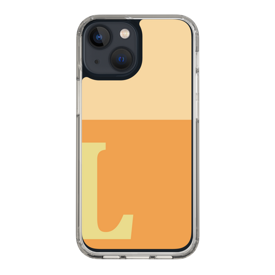 Slim Protection Case［ Original - initial two tone - L orange ］